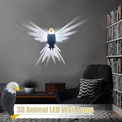 3D Eagle Wall Lamp – Striking Glow & Projection Light