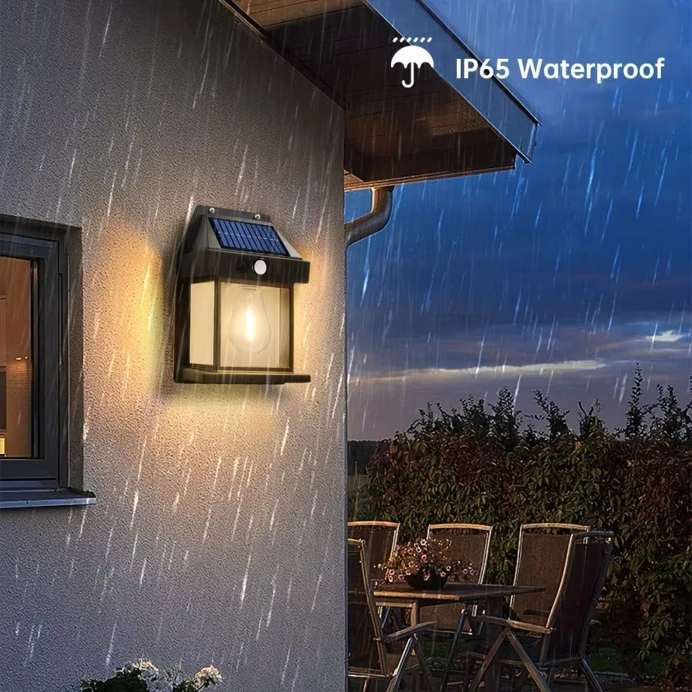 SolarGlow – Smart Motion Wall Light for Outdoor Security