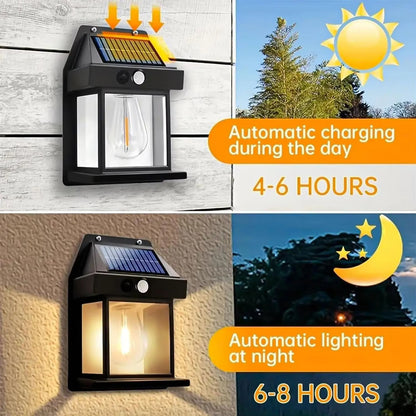 SolarGlow – Smart Motion Wall Light for Outdoor Security