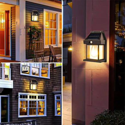 SolarGlow – Smart Motion Wall Light for Outdoor Security