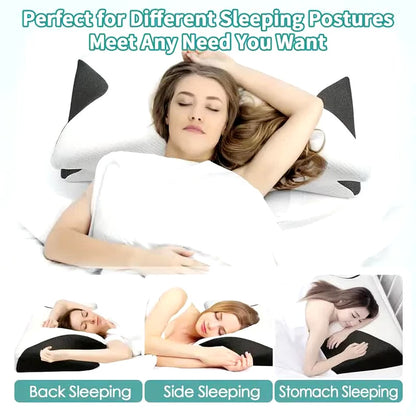 CloudRest™ Ergonomic Memory Foam Neck Pillow for Ultimate Support