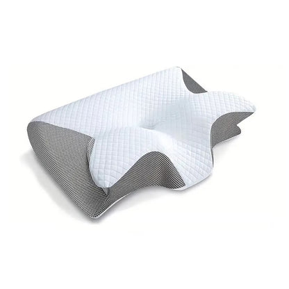 CloudRest™ Ergonomic Memory Foam Neck Pillow for Ultimate Support