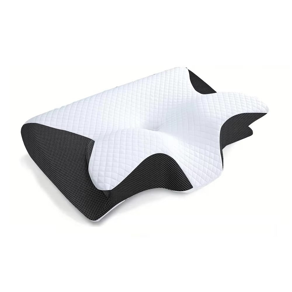 CloudRest™ Ergonomic Memory Foam Neck Pillow for Ultimate Support